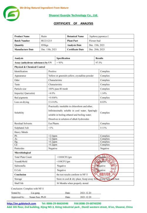 product-1-1 rutin coa